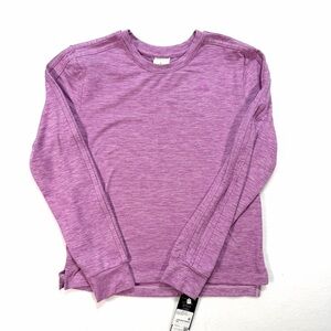 NWT New Under Armour Girls Long Sleeve Melange Training Tee Shirt Top L (14)